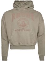 Desert Valley logo-appliqué cotton hoodie