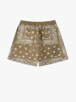 RHUDE-BANDANA-SHORTS Brown