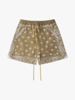 RHUDE-BANDANA-SHORTS Brown